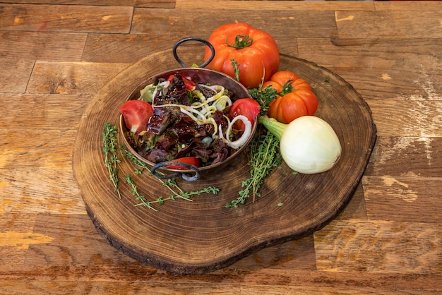 Półmisek z potrawą